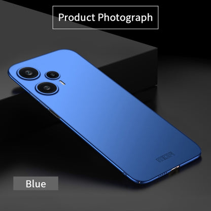 For Xiaomi Redmi Note 12 Turbo 5G MOFI Micro-Frosted PC Ultra-thin Hard Phone Case(Blue) - Xiaomi Cases by MOFI | Online Shopping UK | buy2fix