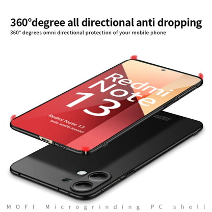 For Xiaomi Redmi Note 13 4G MOFI Micro-Frosted PC Ultra-thin Hard Phone Case(Red) - Note 13 Cases by MOFI | Online Shopping UK | buy2fix