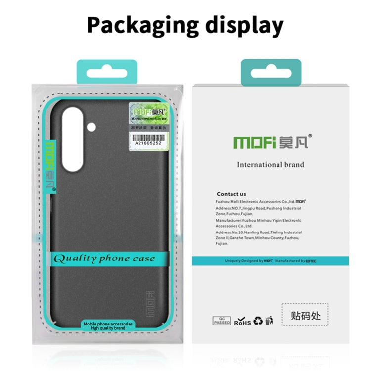 For Samsung Galaxy S24+ 5G MOFI Fandun Series Frosted PC Ultra-thin All-inclusive Phone Case(Gray) - Galaxy S24+ 5G Cases by MOFI | Online Shopping UK | buy2fix