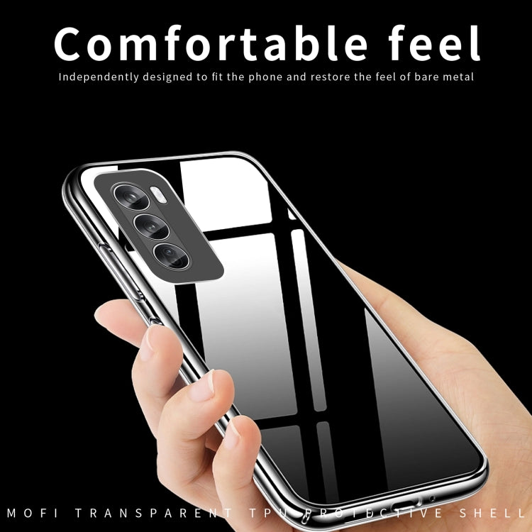 For OPPO Reno12 Global MOFI Ming Series Transparent Ultra-thin TPU Phone Case(Transparent) - Reno12 Cases by MOFI | Online Shopping UK | buy2fix