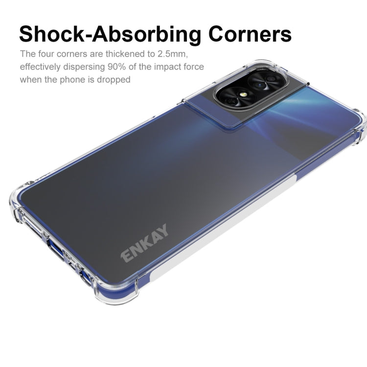 For TCL 50 SE 4G ENKAY Hat-Prince Transparent TPU Shockproof Phone Case - More Brand by ENKAY | Online Shopping UK | buy2fix