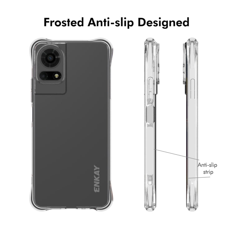 For TCL 50 LE 4G ENKAY Hat-Prince Transparent TPU Shockproof Phone Case - More Brand by ENKAY | Online Shopping UK | buy2fix