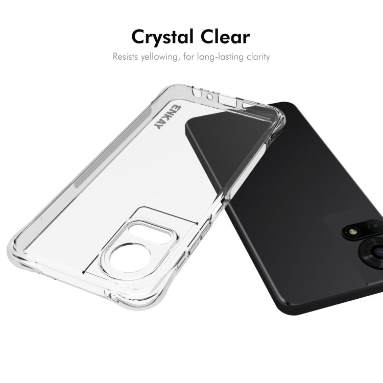 For TCL 50 LE 4G ENKAY Hat-Prince Transparent TPU Shockproof Phone Case - More Brand by ENKAY | Online Shopping UK | buy2fix