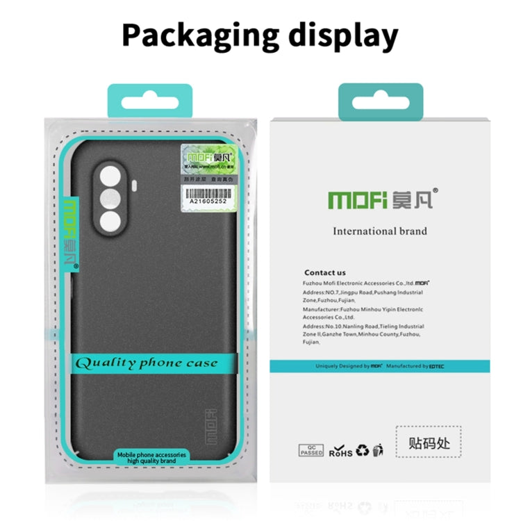 For Huawei Enjoy 50 / nova Y70 Plus MOFI Fandun Series Frosted PC Ultra-thin All-inclusive Phone Case(Green) - Huawei Cases by MOFI | Online Shopping UK | buy2fix