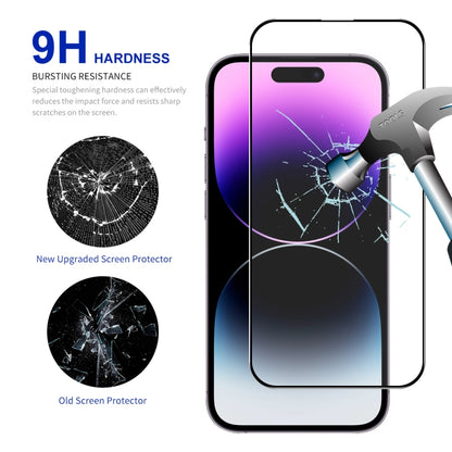 For iPhone 16 Pro Max 5pcs ENKAY Full Glue High Aluminum-silicon Tempered Glass Film - iPhone 16 Pro Max Tempered Glass by ENKAY | Online Shopping UK | buy2fix