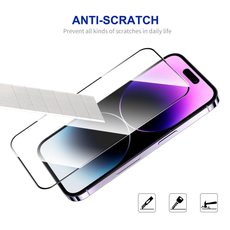 For iPhone 16 Pro Max 10pcs ENKAY Full Glue High Aluminum-silicon Tempered Glass Film - iPhone 16 Pro Max Tempered Glass by ENKAY | Online Shopping UK | buy2fix