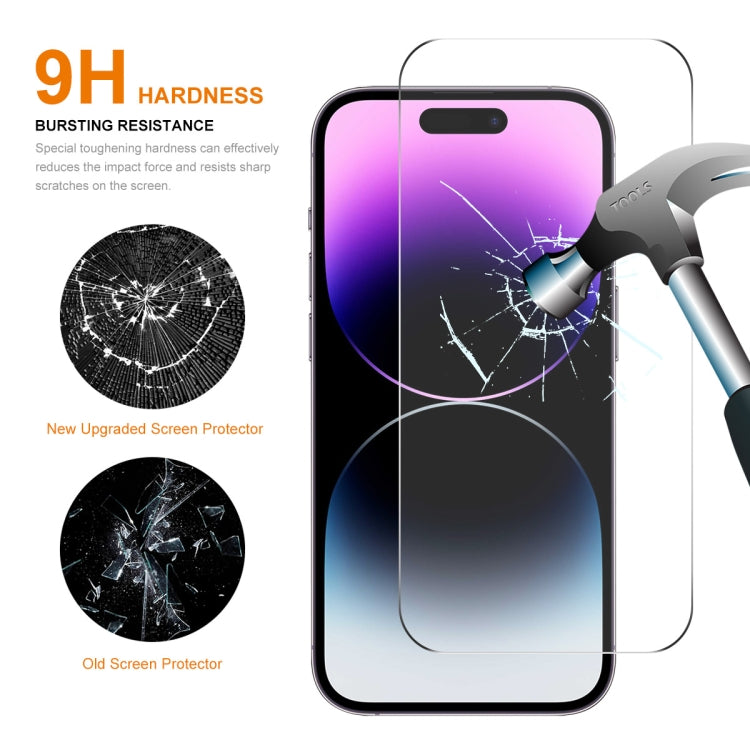 For iPhone 16 Pro Max 5pcs ENKAY 0.26mm 9H 2.5D High Aluminum-silicon Tempered Glass Film - iPhone 16 Pro Max Tempered Glass by ENKAY | Online Shopping UK | buy2fix