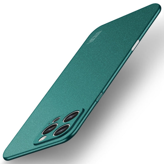 For iPhone 16 Pro Max MOFI Fandun Series Frosted PC Ultra-thin All-inclusive Phone Case(Green) - iPhone 16 Pro Max Cases by MOFI | Online Shopping UK | buy2fix