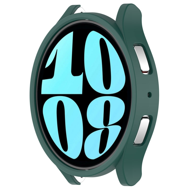 For Samsung Galaxy Watch 6 40mm Half Coverage Hollow PC Watch Protective Case(Green) - Watch Cases by buy2fix | Online Shopping UK | buy2fix