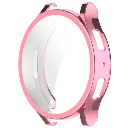 For Samsung Galaxy Watch6 40mm Full Coverage TPU Electroplated Watch Protective Case(Pink) - Watch Cases by buy2fix | Online Shopping UK | buy2fix