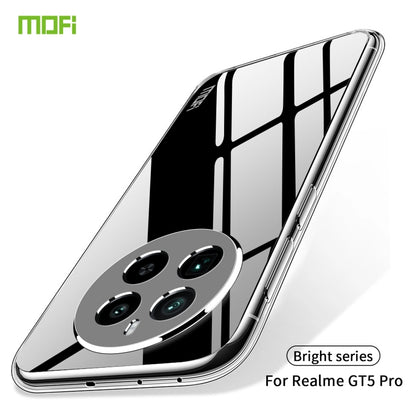 For Realme GT5 Pro MOFI Ming Series Ultra-thin TPU Phone Case(Transparent) - GT5 Pro Cases by MOFI | Online Shopping UK | buy2fix