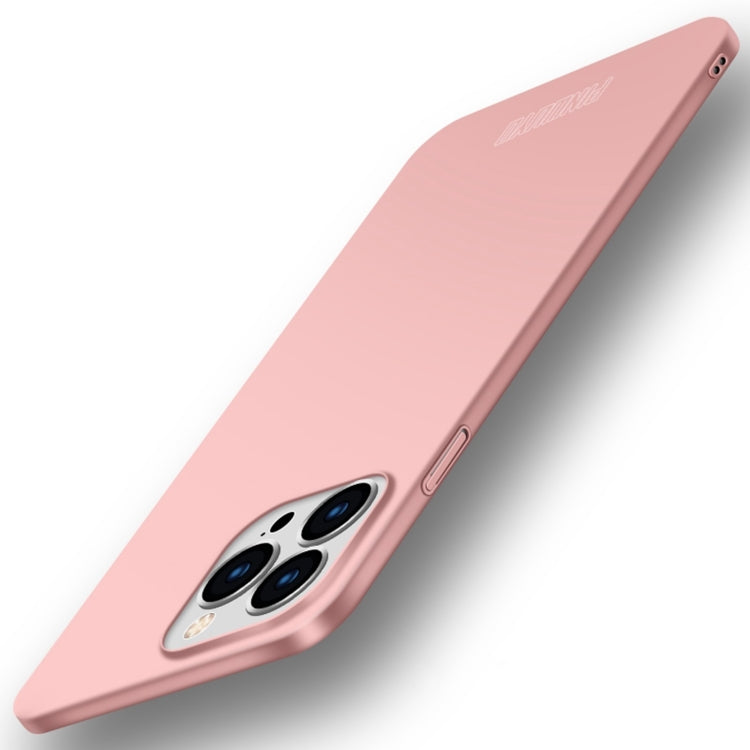 For iPhone 15 Pro PINWUYO Micro-Frosted PC Ultra-thin Hard Phone Case with Magsafe Magnetic Ring(Rose Gold) - iPhone 15 Pro Cases by PINWUYO | Online Shopping UK | buy2fix