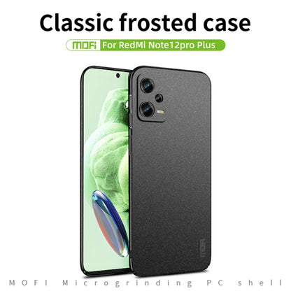 For Xiaomi Redmi Note 12 Pro+ Global MOFI Fandun Series Frosted PC Ultra-thin All-inclusive Phone Case(Red) - Xiaomi Cases by MOFI | Online Shopping UK | buy2fix