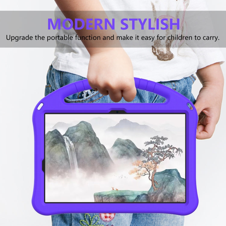 For Samsung Galaxy Tab S9 EVA Shockproof Tablet Case with Holder(Purple) - Galaxy Tab S9 Cases by buy2fix | Online Shopping UK | buy2fix