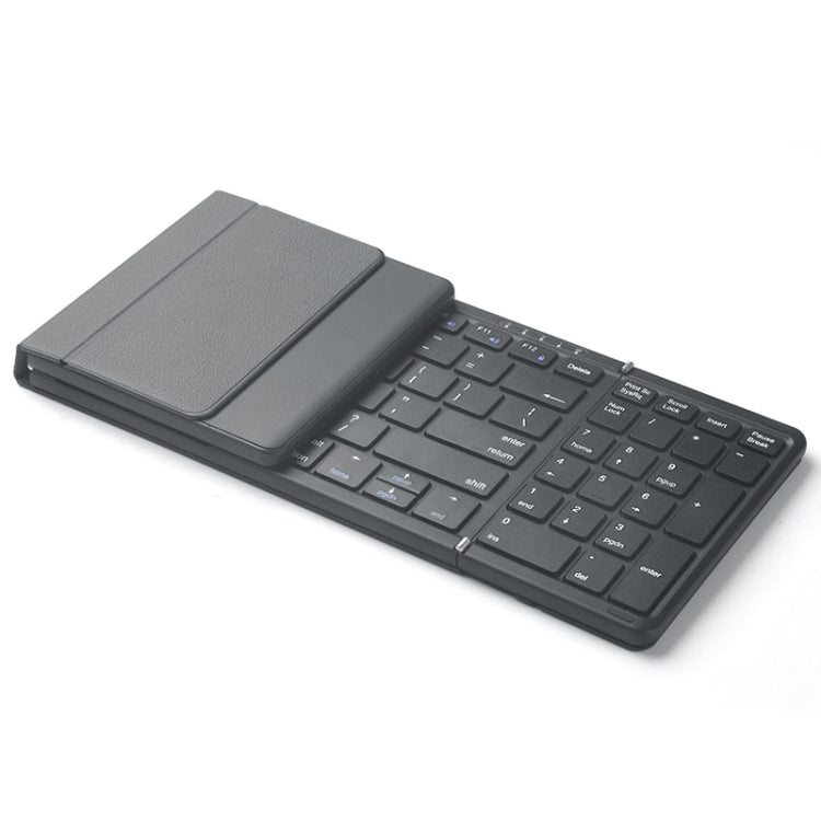 B099 Tablets Laptops 3-Mode Wireless Bluetooth Keyboard Rechargeable Folding Silent Keyboard - Wireless Keyboard by buy2fix | Online Shopping UK | buy2fix