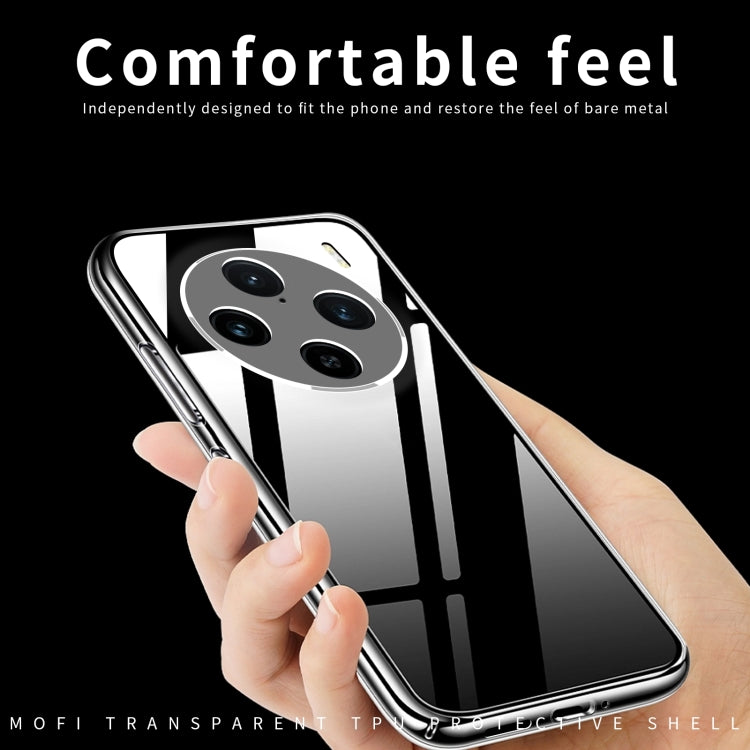 For vivo X100 Pro MOFI Ming Series Ultra-thin TPU Phone Case(Transparent) - X100 Pro Cases by imak | Online Shopping UK | buy2fix