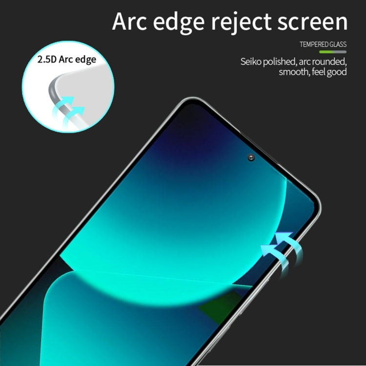 For Xiaomi 14T 5G / 14T Pro 5G PINWUYO 9H 2.5D Full Screen Tempered Glass Film(Black) -  by PINWUYO | Online Shopping UK | buy2fix