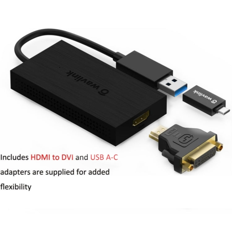 Wavlink UG7601HC Portable USB3.0-USB-C To HDMI Display Adapter - Adapter by WAVLINK | Online Shopping UK | buy2fix