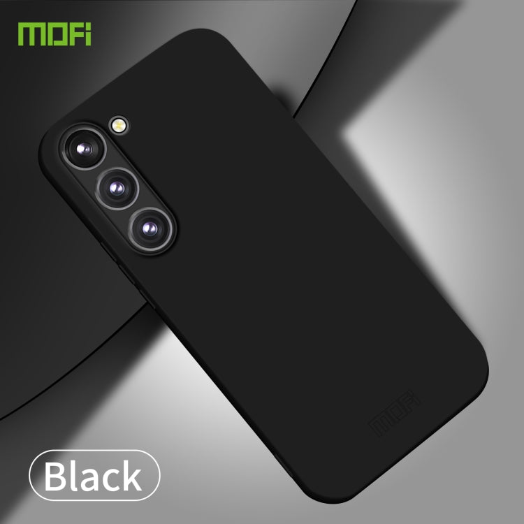 For Samsung Galaxy S23 5G MOFI Qin Series Skin Feel All-inclusive PC Phone Case(Black) - Galaxy S23 5G Cases by MOFI | Online Shopping UK | buy2fix