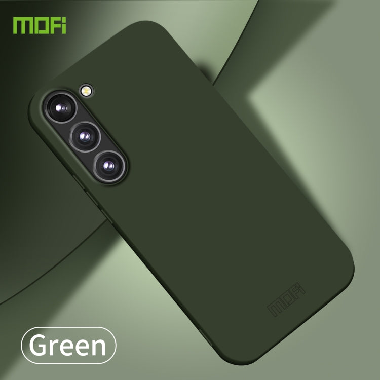 For Samsung Galaxy A34 5G MOFI Qin Series Skin Feel All-inclusive PC Phone Case(Green) - Galaxy Phone Cases by MOFI | Online Shopping UK | buy2fix