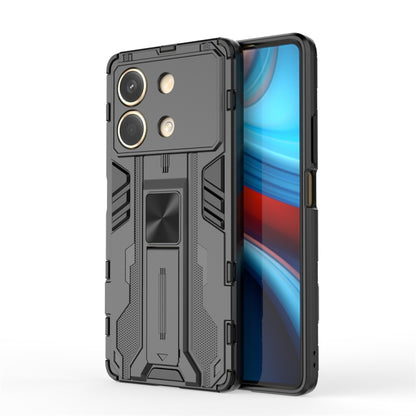 For Redmi Note 13R Pro Supersonic Armor PC Hybrid TPU Phone Case(Black) - Xiaomi Cases by buy2fix | Online Shopping UK | buy2fix