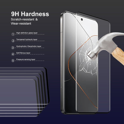 For Xiaomi 14 Pro 2pcs ENKAY Hat-Prince Heat Bending Full Side Glue Tempered Glass Film - 14 Pro Tempered Glass by ENKAY | Online Shopping UK | buy2fix