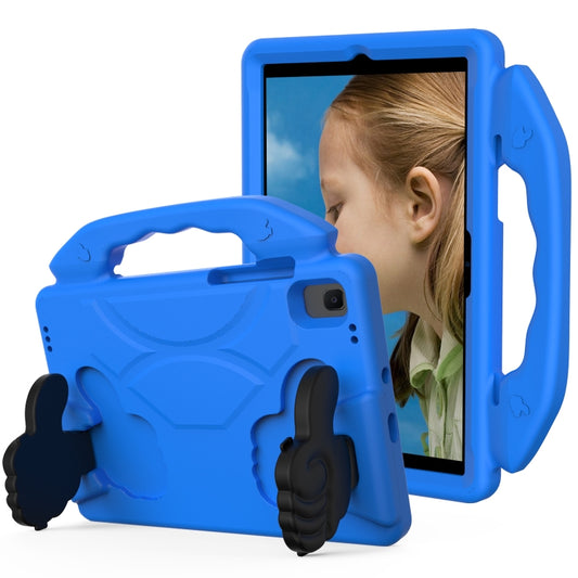 For Samsung Galaxy Tab S6 Lite 2024 Thumb Bracket EVA Shockproof Tablet Case(Blue) - Other Galaxy Tab PC by buy2fix | Online Shopping UK | buy2fix