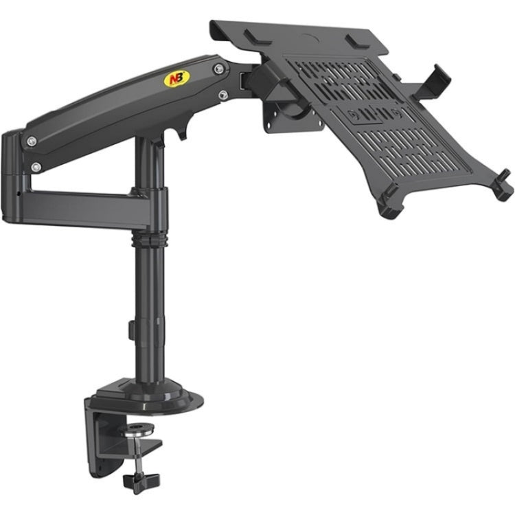 NB H100-FP For 10-17 inch Gas Spring Mechanism Full Motion Arm VESA Board Desktop Laptop Bracket - Laptop Stand by buy2fix | Online Shopping UK | buy2fix