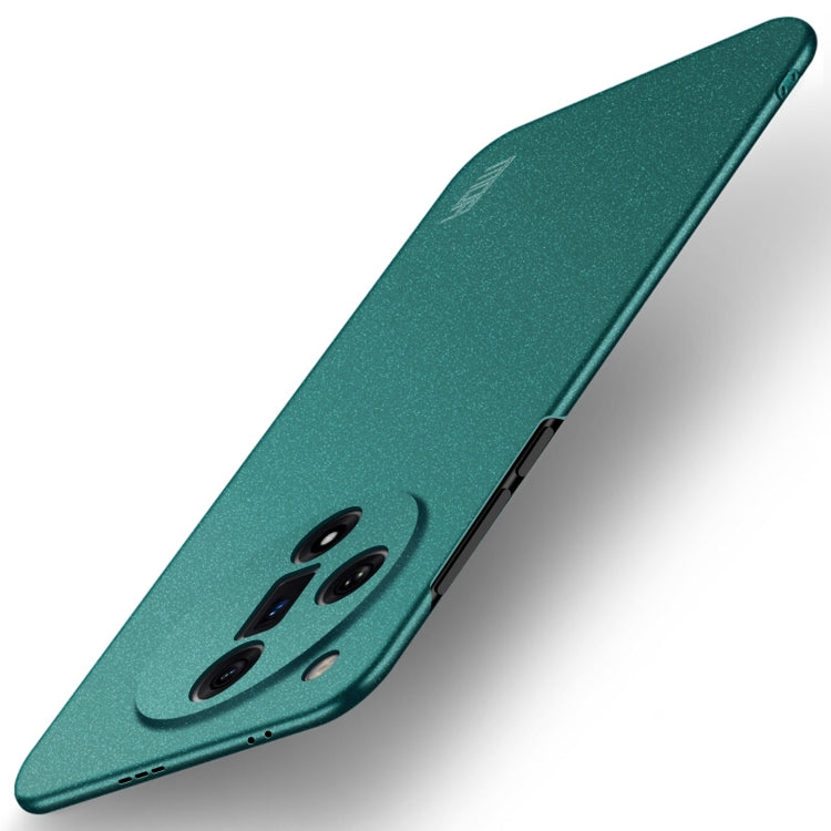 For OPPO Find X7 Ultra MOFI Fandun Series Frosted PC Ultra-thin All-inclusive Phone Case(Green) - OPPO Cases by MOFI | Online Shopping UK | buy2fix