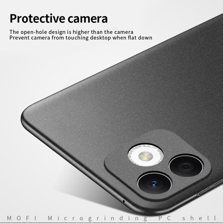 For Honor X60i MOFI Fandun Series Frosted PC Ultra-thin All-inclusive Phone Case(Gray) - Honor Cases by MOFI | Online Shopping UK | buy2fix