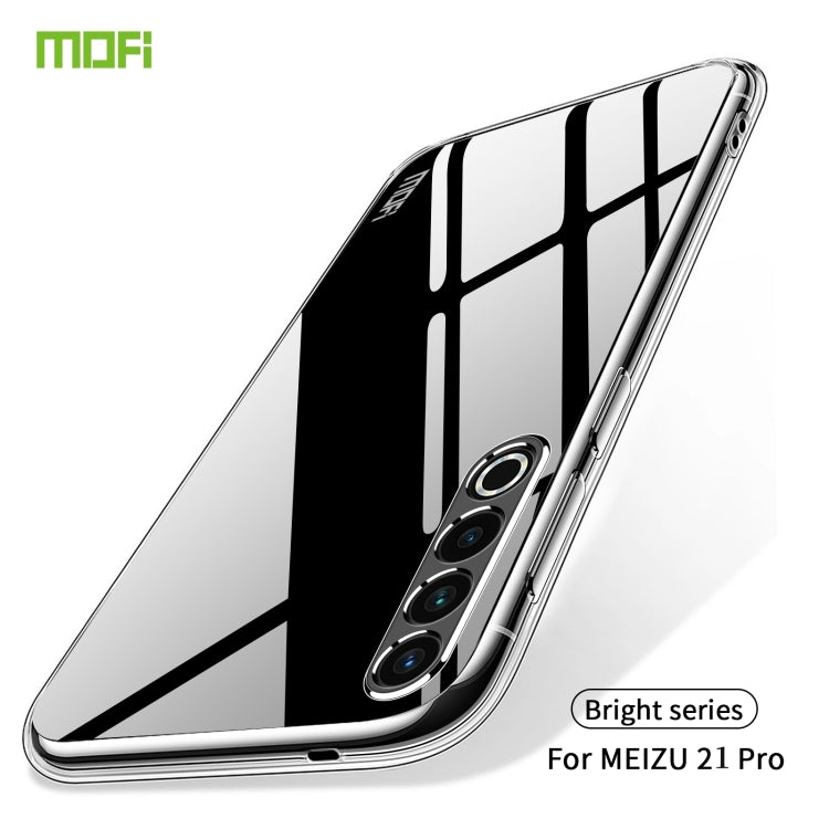 For Meizu 21 Pro MOFI Ming Series Transparent Ultra-thin TPU Phone Case(Transparent) - Meizu by MOFI | Online Shopping UK | buy2fix