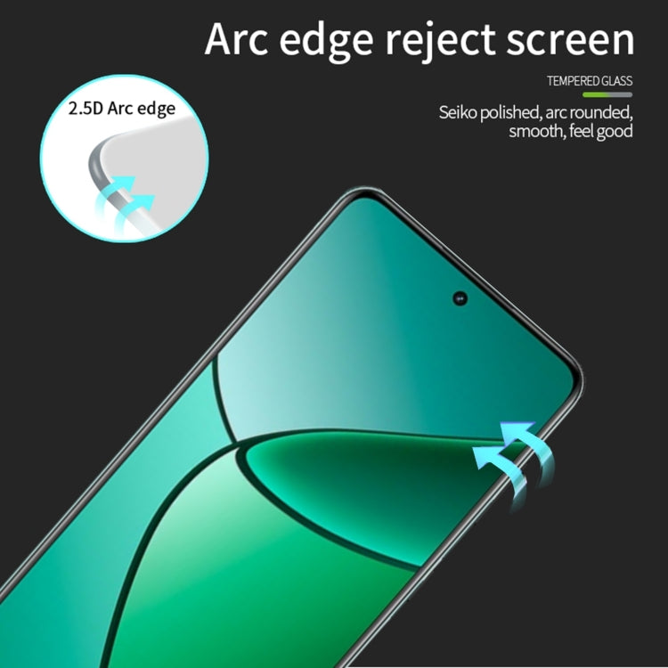 For Realme 12+ MOFI 9H 2.5D Full Screen Tempered Glass Film(Black) - Realme Tempered Glass by MOFI | Online Shopping UK | buy2fix