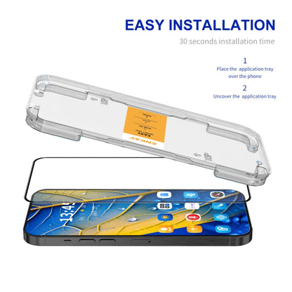 For Samsung Galaxy S24 FE 5G ENKAY Easy Install High Alumina Silicon Full Glass Film - Galaxy S24 FE 5G Tempered Glass by ENKAY | Online Shopping UK | buy2fix