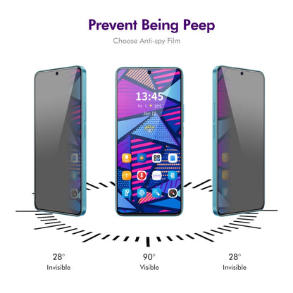 For Motorola Moto G Play 2024 2pcs ENKAY Hat-Prince 28 Degree Anti-peeping Privacy Tempered Glass Film - Motorola Tempered Glass by ENKAY | Online Shopping UK | buy2fix