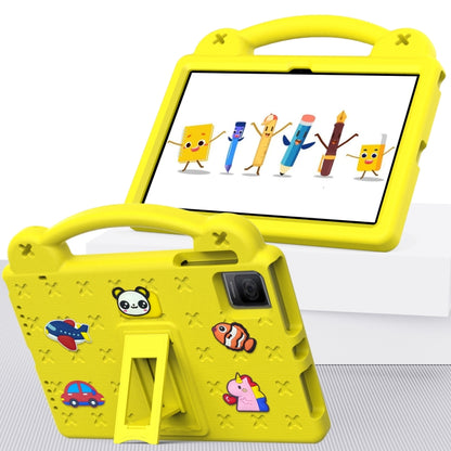 For Blackview Oscal Pad 15 2023 10.36/Tab 11 Handle Kickstand Children EVA Shockproof Tablet Case(Yellow) - Others by buy2fix | Online Shopping UK | buy2fix