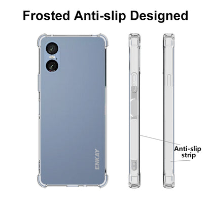 For Sony Xperia 10 VI ENKAY Hat-Prince Transparent TPU Shockproof Phone Case - Sony Cases by ENKAY | Online Shopping UK | buy2fix