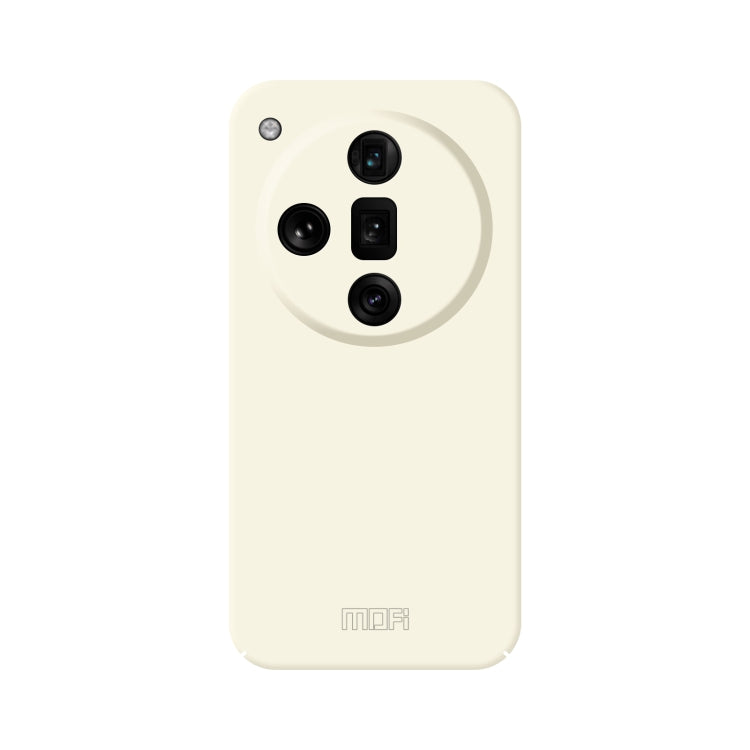 For OPPO Find X7 Ultra MOFI Qin Series Skin Feel All-inclusive PC Phone Case(Beige) - OPPO Cases by MOFI | Online Shopping UK | buy2fix