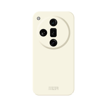 For OPPO Find X7 Ultra MOFI Qin Series Skin Feel All-inclusive PC Phone Case(Beige) - OPPO Cases by MOFI | Online Shopping UK | buy2fix