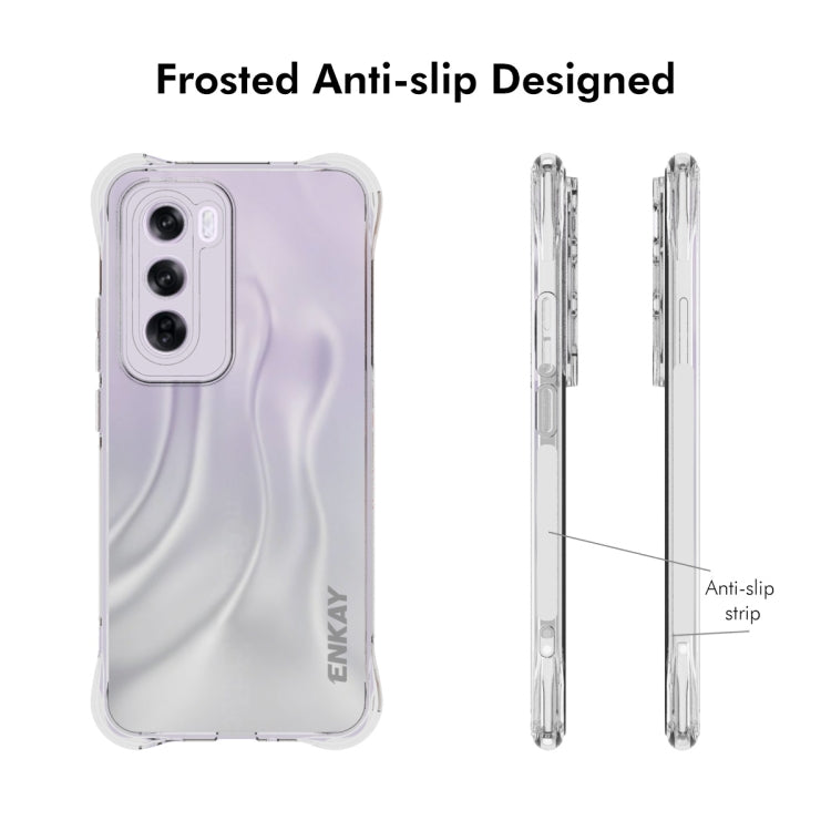 For OPPO Reno12 Pro Global ENKAY Clear TPU Shockproof Anti-slip Phone Case - OPPO Cases by ENKAY | Online Shopping UK | buy2fix