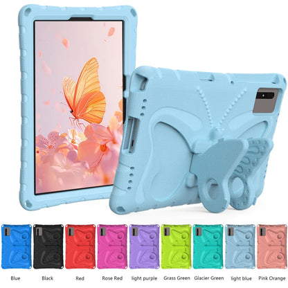 For Samsung Galaxy Tab S9 FE X510 Butterfly Bracket EVA Shockproof Tablet Case(Light Blue) - Galaxy Tab S9 FE by buy2fix | Online Shopping UK | buy2fix