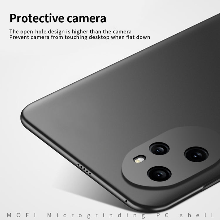 For Honor 100 Pro MOFI Frosted PC Ultra-thin Hard Phone Case(Black) - Huawei Cases by MOFI | Online Shopping UK | buy2fix