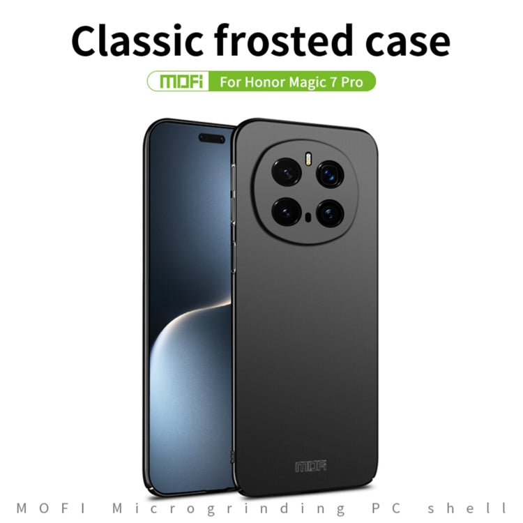 For Honor Magic7 Pro MOFI Frosted PC Ultra-thin Hard Phone Case(Blue) - Honor Cases by MOFI | Online Shopping UK | buy2fix