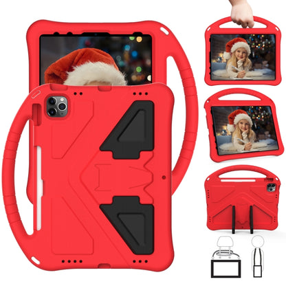 For iPad Air 11 2024 EVA Shockproof Tablet Case with Holder(Red) - iPad Air 11 2024 Cases by buy2fix | Online Shopping UK | buy2fix