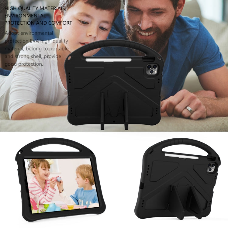 For iPad Pro 11 2024 EVA Shockproof Tablet Case with Holder(Black) - iPad Pro 11 2024 Cases by buy2fix | Online Shopping UK | buy2fix