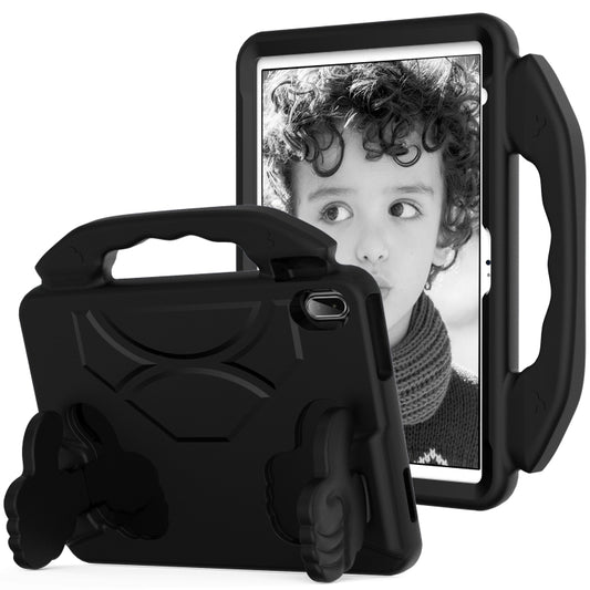 For iPad Air 11 2024 Children EVA Shockproof Tablet Case with Thumb Bracket(Black) - iPad Air 11 2024 Cases by buy2fix | Online Shopping UK | buy2fix