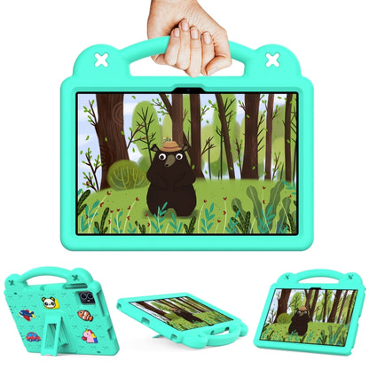 For Blackview Tab 80 10.1 2023 Handle Kickstand Children EVA Shockproof Tablet Case(Mint Green) - Others by buy2fix | Online Shopping UK | buy2fix