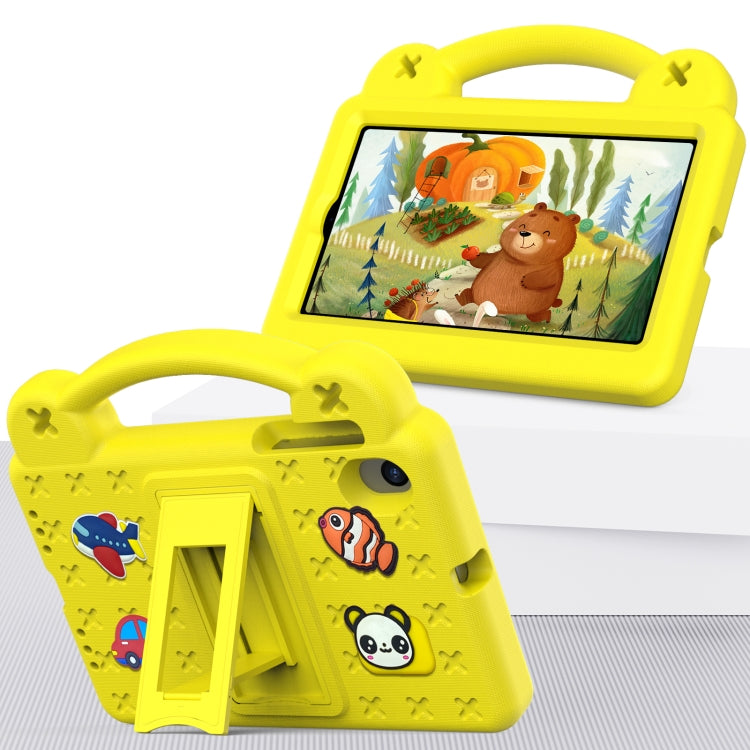 For Walmart Onn 7.0 Gen4 2024 Handle Kickstand Children EVA Shockproof Tablet Case(Yellow) - Others by buy2fix | Online Shopping UK | buy2fix