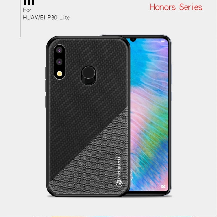 PINWUYO Honors Series Shockproof PC + TPU Protective Case for Huawei P30 Lite / Nova 4e(Brown) - Huawei Cases by PINWUYO | Online Shopping UK | buy2fix