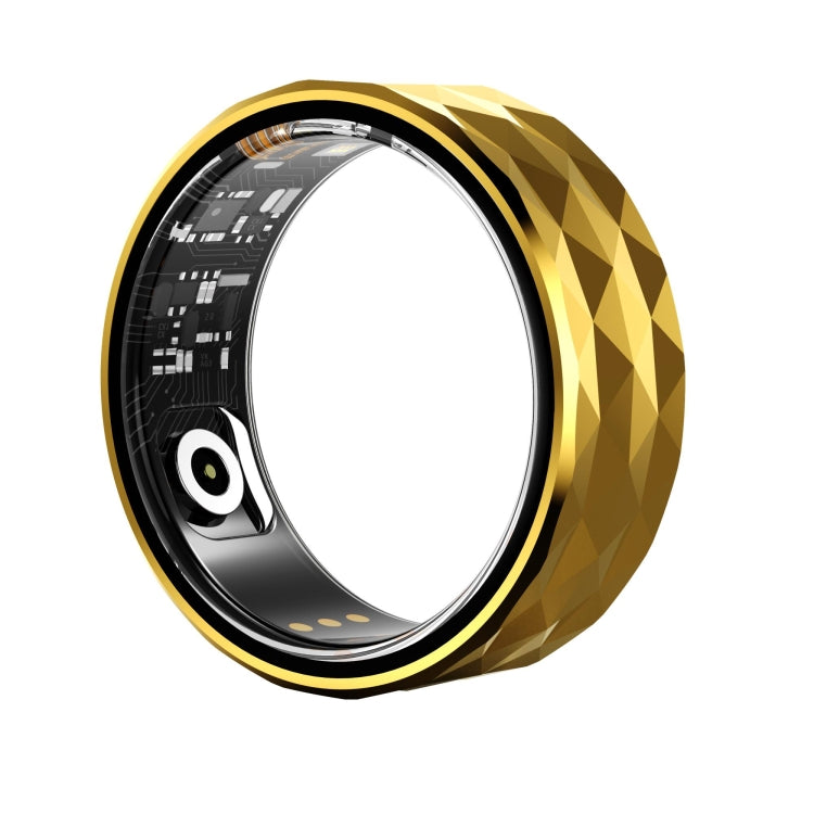 R12M SIZE 18 Smart Ring, Support Health Monitoring / Multiple Exercise Modes(Gold) - Smart Rings / Smart Telephones by buy2fix | Online Shopping UK | buy2fix