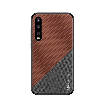 PINWUYO Honors Series Shockproof PC + TPU Protective Case for Huawei P30(Brown) - Huawei Cases by PINWUYO | Online Shopping UK | buy2fix